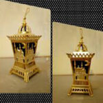 فانوس عرض وسط فضي