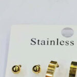 STAINLESS STEEL EAR RING set