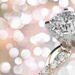 silver ring with stone